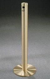 SMOKERS POST FLOOR STANDING PLATE WITH COPPER VEIN FINISH